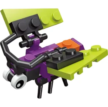 ostatní stavebnice Hmyz 4,65 x 3,35 x 3,75 cm Mini 3D stavebnice 23 ks Mikro cihly Malý model z bloků Kreativní montážní sada pro děti od 9 let k sestavení