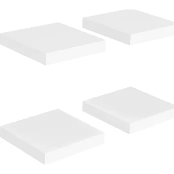 police Polička MDF Greatstore 23 x 23 cm bílá