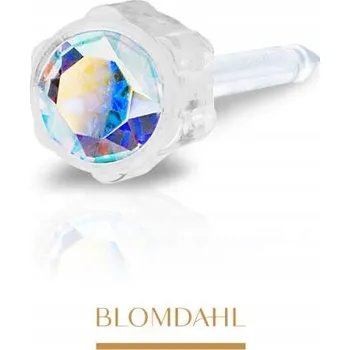 Náušnice NÁUŠNICE PRO PÍCHÁNÍ UŠÍ BLOMDAHL RAINBOW 4mm P. Med