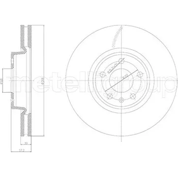 Brzdový kotouč Brzdový kotouč METELLI 23-1814C