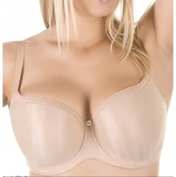 Dámské spodní prádlo Cleo podprsenka s kosticemi, vyztužená, béžová, velikost 70GG