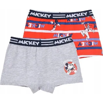 Myšák Mickey CHLAPECKÉ BOXERKY BIO 2-PACK 4/5 LET