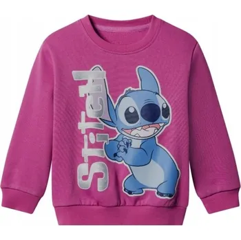 Chlapecká mikina Dětská tepláková mikina s bavlnou Disney STITCH růžová 98
