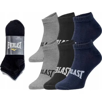 Pánské ponožky Pánské Ponožky Everlast , bavlněná směs, tmavě modré, 6 párů velikost 39-42