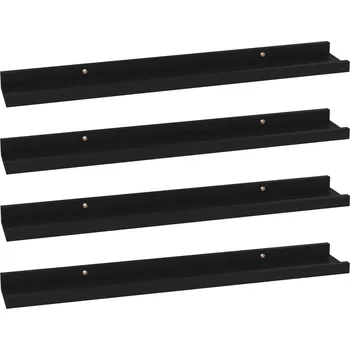 police Police z MDF desky VidaXL 60 x 9 cm černá