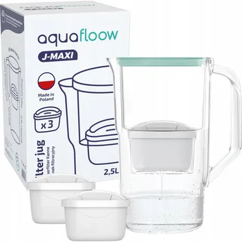 Filtrační konvice Filtrační konvice AquaFloow J-MAXI 2,5 l, mátová + 3 x filtr