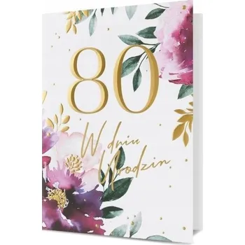 Obraz Přání k 80. narozeninám - formát B6