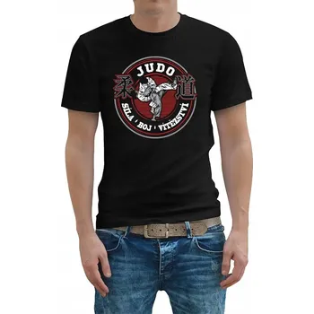 STRIKER Tričko na judo Barva: Černá, Velikost: XL