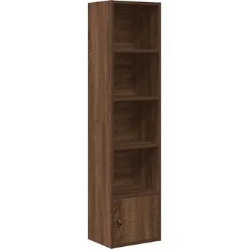 Knihovna Regál, hnědý dub, 31x24x127 cm, dřevotříska