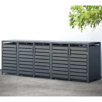 Zahradní úložný box Kostka odpadkového koše 5x240l,