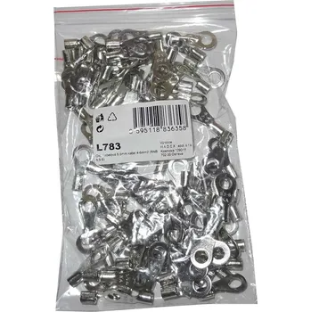 Síťový kabel Oko kabelové 6,5mm,kabel 4-6mm2 (RNB 5,5-6), balení 100ks