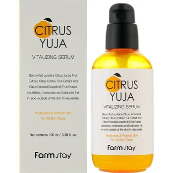 Pleťové sérum Farm stay CITRUS YUJA REGENERAČNÍ SÉRUM 100ml