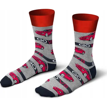 Pánské oblečení PÁNSKÉ PONOŽKY barevné veselé vtipné NESPAKUJ Formula 1 *42-44