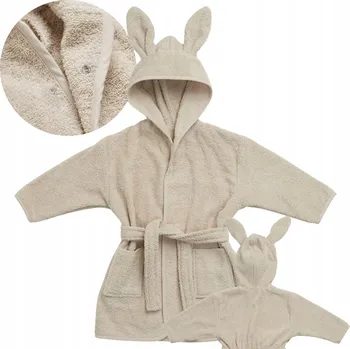 Dámský župan Froté župan s kapucí Králíček Jollein 92 cm
