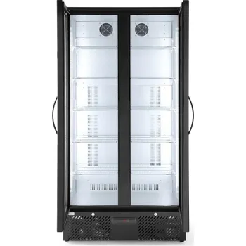 Lednice Hendi Barová chladnička na nápoje, dvoudveřová, 477 l