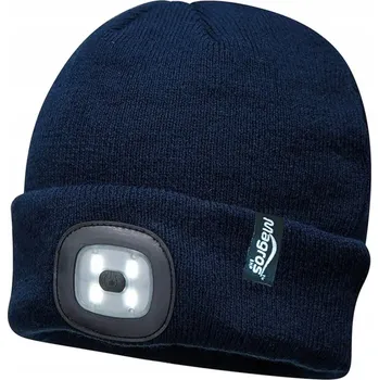 Čepice Čepice Zimní s LED čelovkou, USB nabíjení, teplá MAGROS