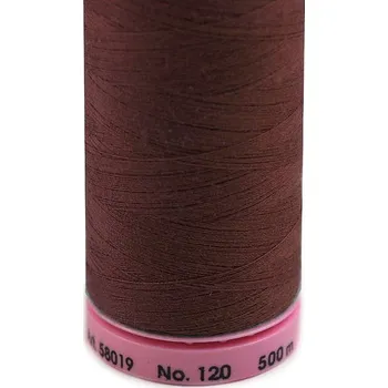 Nit Polyesterové nitě návin 500 m Aspo Amann, střední, 0264 hnědá čokoládová