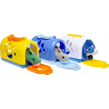 plyšák Plyšový dinosaurus v přepravce Plyšák