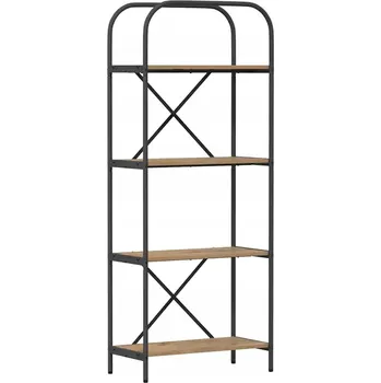 Knihovna Police dřevotříska VidaXL 60 x 30 cm dub artisan