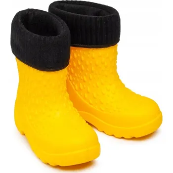 Chlapecké holínky Holínky Dry Walker Jumper Snow, velikost 22/23, žluté