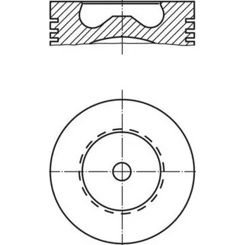 Píst motoru Píst MAHLE 015 81 10