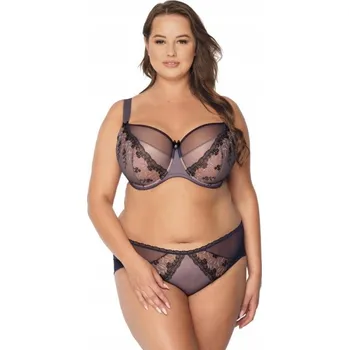 Podprsenka Gaia podprsenka s polovyztuženými košíčky fialová velikost 100G