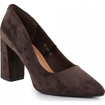 Dámské lodičky Lodičky SERGIO LEONE-PB216 hnědé vel. 40