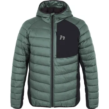 Sportovní oblečení bunda zimní pánská HANNAH Revel Hoody, dark forest/anthracite - L