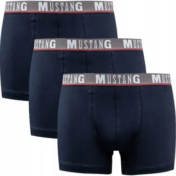 MUSTANG BOXERKY 3-PACK TMAVĚ MODRÁ/TMAVĚ MODRÁ/TMAVĚ MODRÁ M
