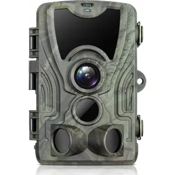 Bezpečnostní kamera KAMERA LEŚNA FOTOPUŁAPKA MYŚLIWSKA VODĚODOLNÁ IP66 IR 1080p LCD 2" 16 MPX