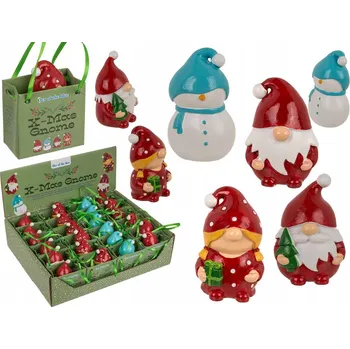 Vánoční dekorace Vánoční skřítek v taštičce – Dárková figurka na Vánoce