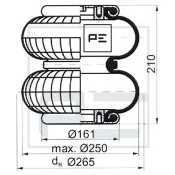 Mech, pneumatické odpružení PE Automotive 084.127-71A