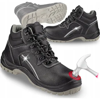 Pracovní obuv Pracovní obuv kotníková FORINT bezpečnostní pracovní boty s ocelovou špičkou, velikost 41
