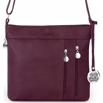 Kabelka Kožená kabelka Kaletnik Zarza Bordó