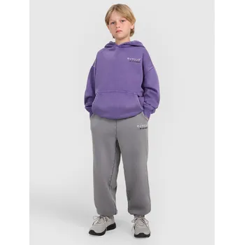 Dětská móda 4F tepláky šedé velikost 146