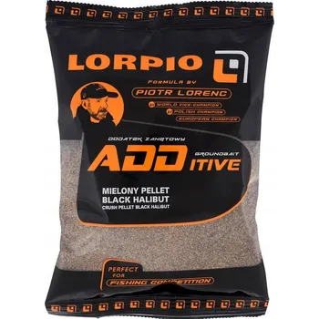 Lorpio Návnada 0,7 kg pelety Black Halibut Crush