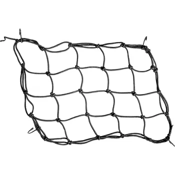 Řídítka BIKETEC síťka na zavazadla (pavouk) 4mm X 25 cm X 25 cm, 4 silné háčekI, barva černá (BIKETEC síťka na zavazadla (pavouk) 4mm X 25 cm X 25 cm, 4 silné háčekI, barva černá)