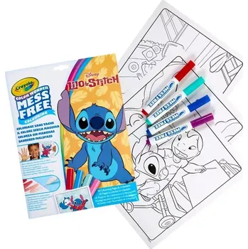 omalovánky crayola omalovánky lilo a stitch colour wonder + 4 fixy