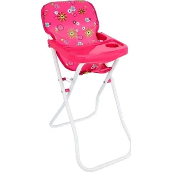 Doplněk pro panenku Teddies Židlička pro panenky růžová, vysoká 60 cm