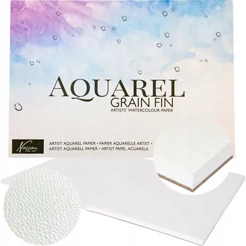 Blok na akvarel A3 42x29,7 cm, 300 g/m2, 20 listů. Akvarelový papír Nassau.