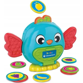 Hračka pro nejmenší CLEMENTONI BABY MONTESSORI PTÁČEK POKLADNIČKA hračka edukativní senzorická