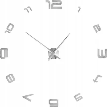 Hodiny MODERNÍ 3D NALEPovací HODINY NA ZEĎ DIY 70-130CM