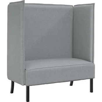 Pohovka vidaXL Vysoký zpětný pohovka Světle šedá 109 x 56 x 121 cm textil