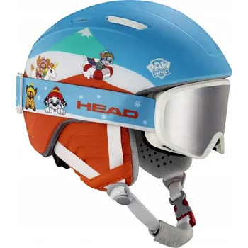 Dětská lyžařská helma HEAD Mojo Set Paw + Brýle blue XXS