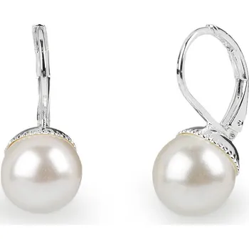 Náramek Perlové náušnice jablonecká bižuterie, malé, 1 perlová