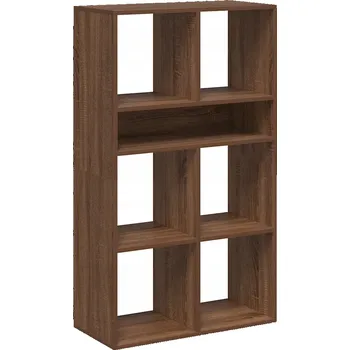 Knihovna Regál VidaXL 66 cm x 112 cm x 31 cm, dekor dub přírodní