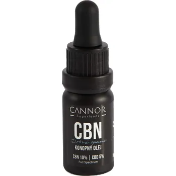 CBD CBD + CBN olej 15% Kvalitní spánek, 10 ml - Cannor Procento CBD: CBN 10% + CBD 10%