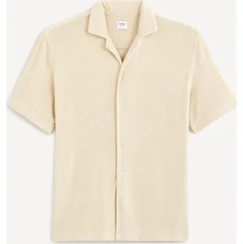Celio Košile froté Dabob 1127775 Béžová XL