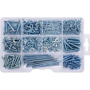 Sada nářadí Sada spojovacího materiálu VOREL Sada spojovacích prvků 580ks