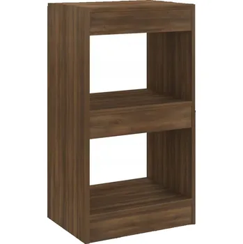 Knihovna Regál na knihy/přepážka, hnědý dub, 40x30x72 cm